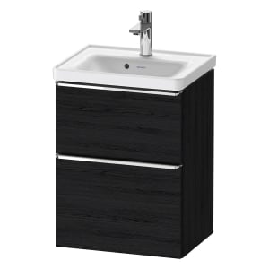 Duravit D-Neo Waschtischunterbau 48,4 x 62,5 cm, 2 Auszüge, Griff chrom