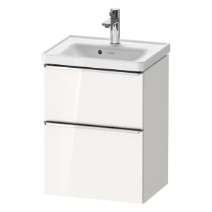 Duravit D-Neo Waschtischunterbau 48,4 x 62,5 cm, 2 Auszüge, Griff chrom