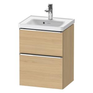 Duravit D-Neo Waschtischunterbau 48,4 x 62,5 cm, 2 Auszüge, Griff chrom