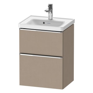 Duravit D-Neo Waschtischunterbau 48,4 x 62,5 cm, 2 Auszüge, Griff chrom
