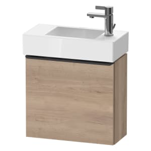 Duravit D-Neo Waschtischunterbau 48,4 x 44 cm, 1 Tür links, Griff diamantschwarz