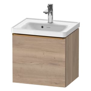 Duravit D-Neo Waschtischunterbau 48,4 x 44 cm, 1 Auszug, Griff bronze gebürstet