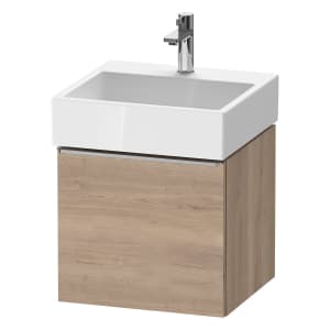 Duravit D-Neo Waschtischunterbau 48,4 x 44 cm, 1 Auszug, Griff edelstahl gebürstet