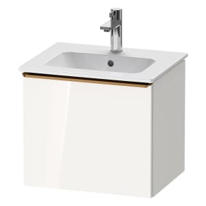 Duravit D-Neo Waschtischunterbau 51 x 44 cm, 1 Auszug, Griff bronze gebürstet