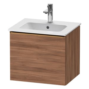 Duravit D-Neo Waschtischunterbau 51 x 44 cm, 1 Auszug, Griff bronze gebürstet