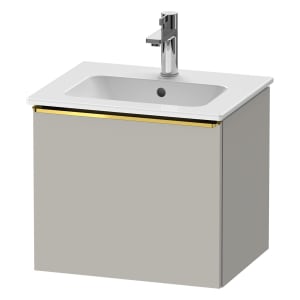 Duravit D-Neo Waschtischunterbau 51 x 44 cm, 1 Auszug, Griff gold poliert