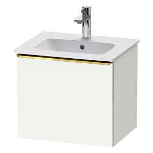 Duravit D-Neo Waschtischunterbau 51 x 44 cm, 1 Auszug, Griff gold poliert