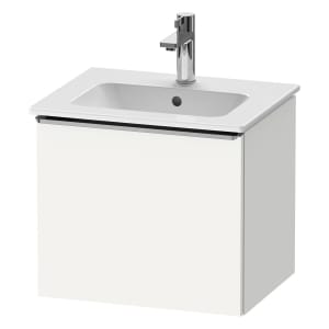 Duravit D-Neo Waschtischunterbau 51 x 44 cm, 1 Auszug, Griff edelstahl gebürstet
