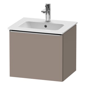 Duravit D-Neo Waschtischunterbau 51 x 44 cm, 1 Auszug, Griff edelstahl gebürstet