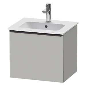 Duravit D-Neo Waschtischunterbau 51 x 44 cm, 1 Auszug, Griff diamantschwarz