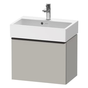 Duravit D-Neo Waschtischunterbau Compact 58,4 x 44 cm, 1 Auszug, Griff diamantschwarz