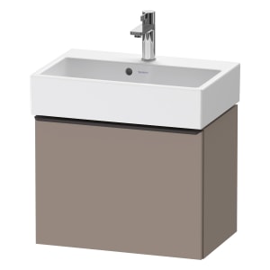 Duravit D-Neo Waschtischunterbau Compact 58,4 x 44 cm, 1 Auszug, Griff diamantschwarz