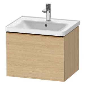 Duravit D-Neo Waschtischunterbau 58,4 x 44 cm, 1 Auszug, Griff bronze gebürstet