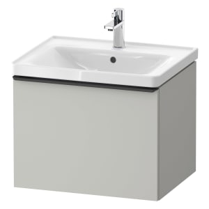 Duravit D-Neo Waschtischunterbau 58,4 x 44 cm, 1 Auszug, Griff diamantschwarz