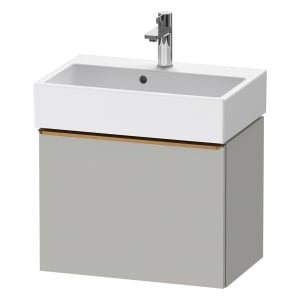 Duravit D-Neo Waschtischunterbau Compact 58,4 x 44 cm, 1 Auszug, Griff bronze gebürstet