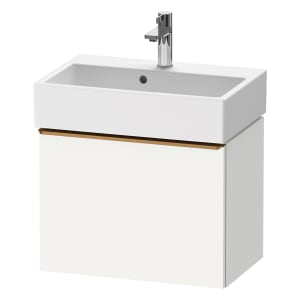 Duravit D-Neo Waschtischunterbau Compact 58,4 x 44 cm, 1 Auszug, Griff bronze gebürstet