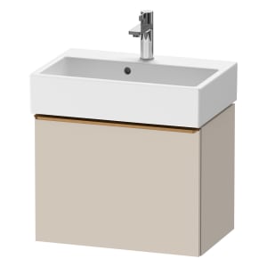 Duravit D-Neo Waschtischunterbau Compact 58,4 x 44 cm, 1 Auszug, Griff bronze gebürstet