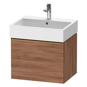 Duravit D-Neo Waschtischunterbau 58,4 x 44 cm, 1 Auszug, Griff bronze gebürstet