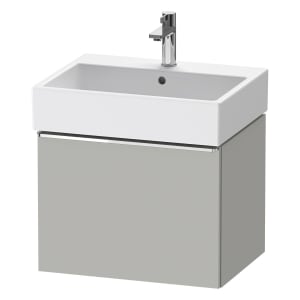 Duravit D-Neo Waschtischunterbau 58,4 x 44 cm, 1 Auszug, Griff chrom