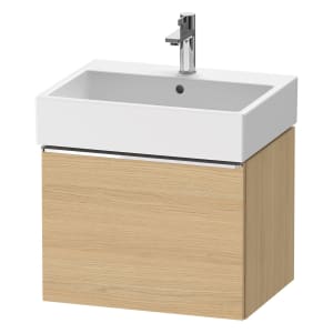 Duravit D-Neo Waschtischunterbau 58,4 x 44 cm, 1 Auszug, Griff chrom