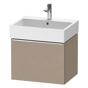Duravit D-Neo Waschtischunterbau 58,4 x 44 cm, 1 Auszug, Griff chrom