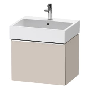 Duravit D-Neo Waschtischunterbau 58,4 x 44 cm, 1 Auszug, Griff chrom