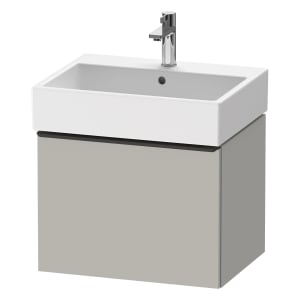 Duravit D-Neo Waschtischunterbau 58,4 x 44 cm, 1 Auszug, Griff diamantschwarz