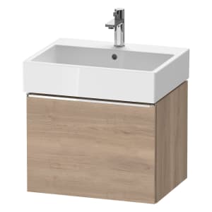 Duravit D-Neo Waschtischunterbau 58,4 x 44 cm, 1 Auszug, Griff chrom