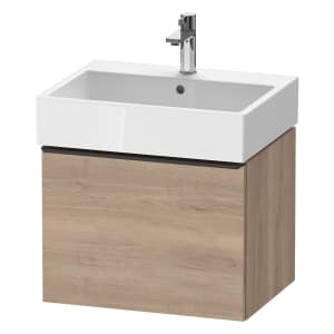 Duravit D-Neo Waschtischunterbau 58,4 x 44 cm, 1 Auszug, Griff diamantschwarz