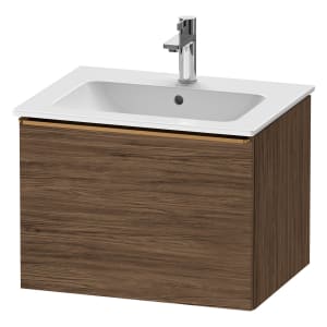 Duravit D-Neo Waschtischunterbau 61 x 44 cm, 1 Auszug, Griff bronze gebürstet