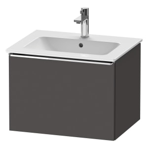 Duravit D-Neo Waschtischunterbau 61 x 44 cm, 1 Auszug, Griff chrom