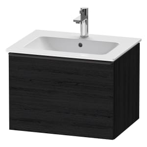 Duravit D-Neo Waschtischunterbau 61 x 44 cm, 1 Auszug, Griff diamantschwarz