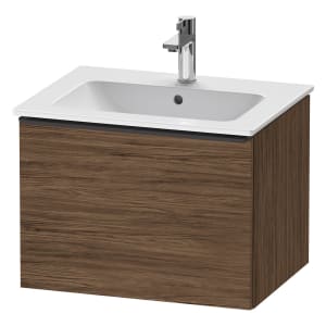 Duravit D-Neo Waschtischunterbau 61 x 44 cm, 1 Auszug, Griff diamantschwarz