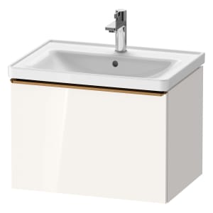 Duravit D-Neo Waschtischunterbau 63,4 x 44 cm, 1 Auszug, Griff bronze gebürstet