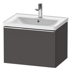 Duravit D-Neo Waschtischunterbau 63,4 x 44 cm, 1 Auszug, Griff chrom