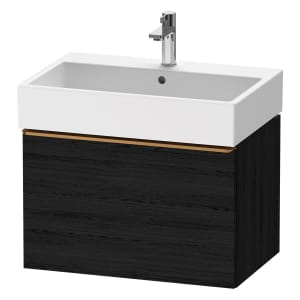 Duravit D-Neo Waschtischunterbau 68,4 x 44 cm, 1 Auszug, Griff bronze gebürstet