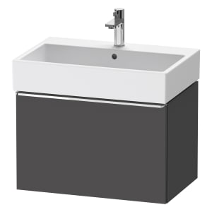 Duravit D-Neo Waschtischunterbau 68,4 x 44 cm, 1 Auszug, Griff chrom