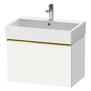 Duravit D-Neo Waschtischunterbau 68,4 x 44 cm, 1 Auszug, Griff gold poliert