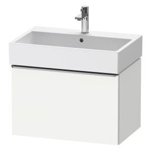 Duravit D-Neo Waschtischunterbau 68,4 x 44 cm, 1 Auszug, Griff edelstahl gebürstet