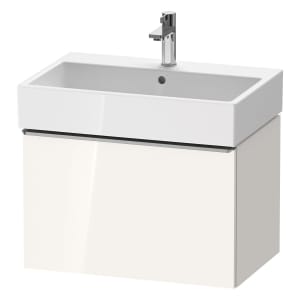 Duravit D-Neo Waschtischunterbau 68,4 x 44 cm, 1 Auszug, Griff edelstahl gebürstet
