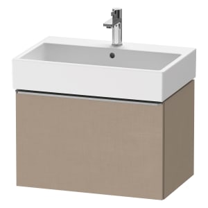 Duravit D-Neo Waschtischunterbau 68,4 x 44 cm, 1 Auszug, Griff edelstahl gebürstet