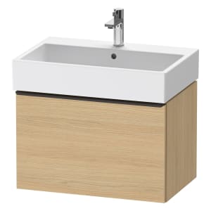 Duravit D-Neo Waschtischunterbau 68,4 x 44 cm, 1 Auszug, Griff diamantschwarz