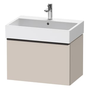 Duravit D-Neo Waschtischunterbau 68,4 x 44 cm, 1 Auszug, Griff diamantschwarz