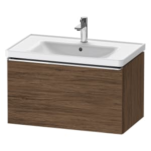 Duravit D-Neo Waschtischunterbau 78,4 x 44 cm, 1 Auszug, Griff chrom