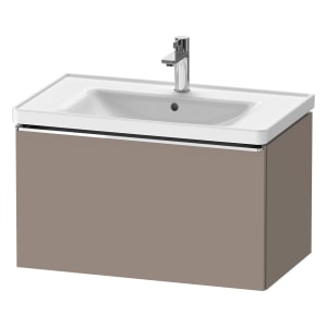 Duravit D-Neo Waschtischunterbau 78,4 x 44 cm, 1 Auszug, Griff chrom
