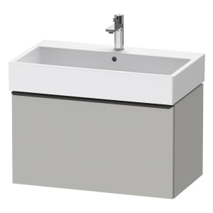Duravit D-Neo Waschtischunterbau 78,4 x 44 cm, 1 Auszug, Griff diamantschwarz