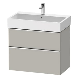 Duravit D-Neo Waschtischunterbau 78,4 x 62,5 cm, 2 Auszüge, Griff chrom