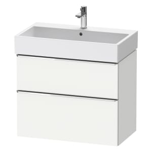 Duravit D-Neo Waschtischunterbau 78,4 x 62,5 cm, 2 Auszüge, Griff chrom