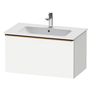 Duravit D-Neo Waschtischunterbau 81 x 44 cm, 1 Auszug, Griff bronze gebürstet