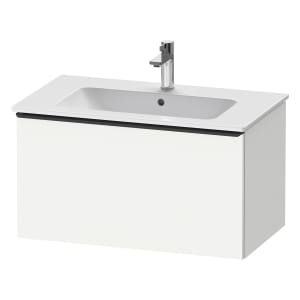 Duravit D-Neo Waschtischunterbau 81 x 44 cm, 1 Auszug, Griff diamantschwarz